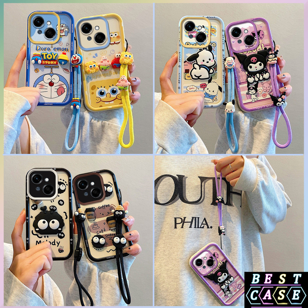 กรณี Tecno Spark Go 1 กรณี Tecno pop 9 กรณีใช้งานร่วมกับ Cool การ์ตูนสามมิติรูปตุ๊กตาน่ารักนุ่มเคส  TY-TYGZ
