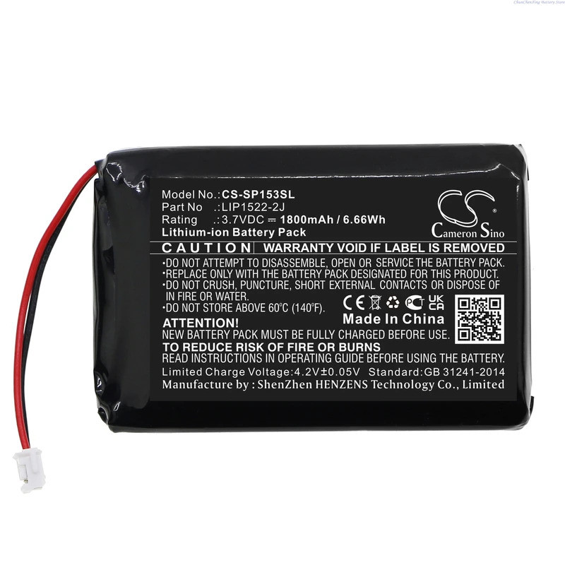 Cameron Sino 3.7V 1800mAh เกมคอนโซลแบตเตอรี่ LIP152-2J สําหรับ Sony CUH-ZCT2H, CUH-ZCT2J, CUH-ZCT2J1