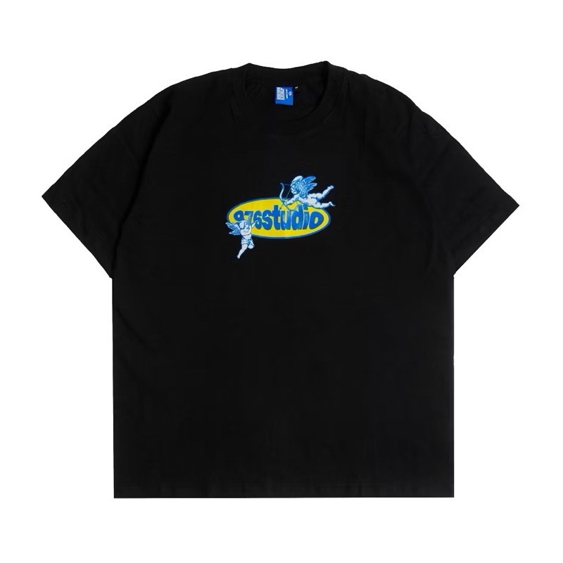 เสื้อยืด 976 สตั๊ด - นางฟ้า (สีดํา)