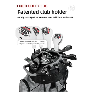 ถุงกอล์ฟ PGM GOLF QB134 | 14 Way สีดํา สีเทา PU Unisex