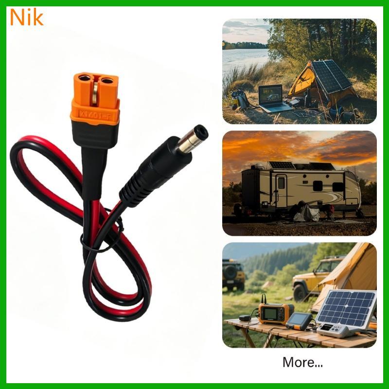 บ.น.ค.ต.ศ. ประสิทธิภาพ XT60I To DC5521 สายชาร์จสําหรับแผงโซลาร์เซลล์และอะแดปเตอร์ไฟฟ้า