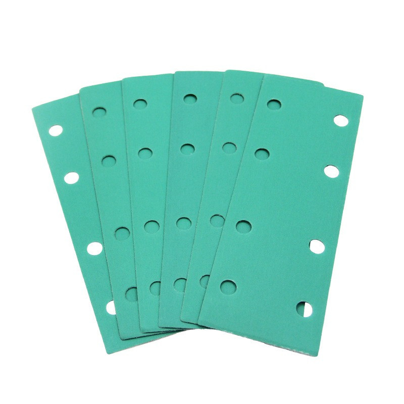 70x198 มม.แผ่นกระดาษทรายฟิล์ม Zirconia สําหรับ Festoon RTS Orbital Sander, Hook & Loop ฝุ่น E