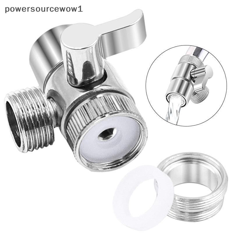 WOW สังกะสีอัลลอยด์สวิทช์ก๊อกน้ําอะแดปเตอร์อ่างล้างจาน Splitter Diverter วาล์ว Water Tap Connector สําหรับห้องน้ํา Bidet ฝักบัวห้องน้ํา TH