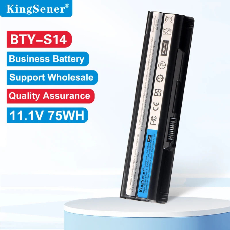 KingSener 6800mAh BTY-S14 แบตเตอรี่สําหรับ MSI GE70 GE60 CR41 CX61 CR70 BTY-S15 CR650 CX650 FR400 FR