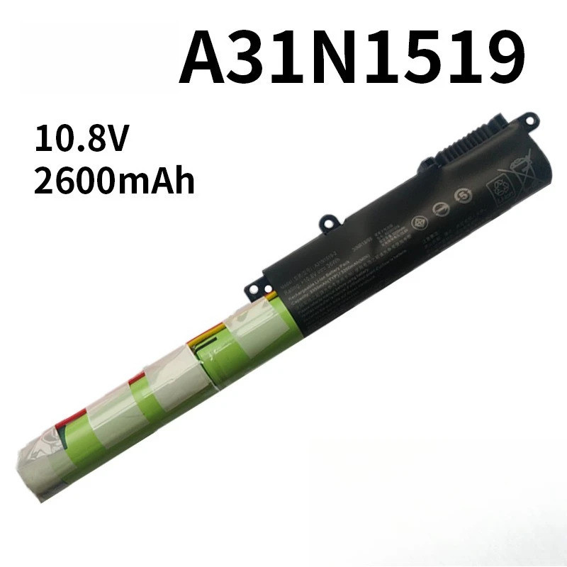 เข้ากันได้กับ ASUS A31N1519 VM520U A540U D540Y X540L X540SA แบตเตอรี่แล็ปท็อปคุณภาพสูง