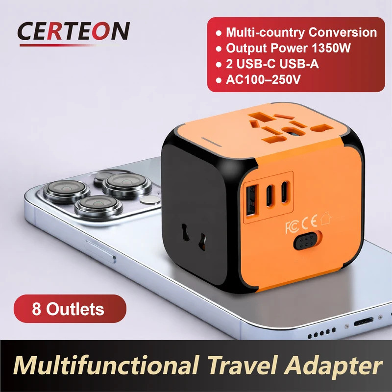 Universal Travel Adapter 100-250V Plug Adapter Travel Charger US UK EU AU Adapter Power Converter สํ