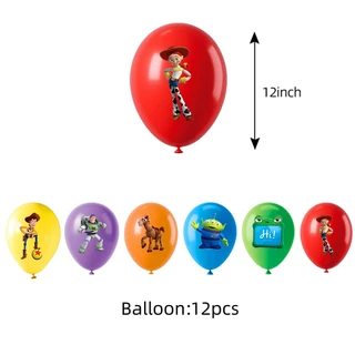 Toy Story 5 ตกแต่งงานปาร์ตี้แบนเนอร์บอลลูนเค้ก Toppers สําหรับเด็กวันเกิด Party