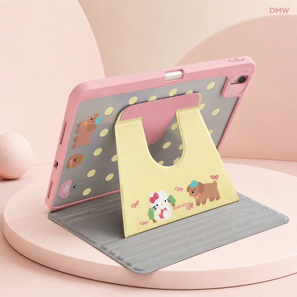 大魔王เคส Samsung Tab 360 องศา กันกระแทก ฝาพับตั้งได้ ลายการ์ตูน มีช่องปากกา A8 A9 A11 S7 S8 S9 S10 S9+ S10+