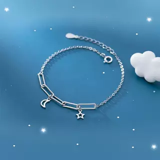 Luna Bracelet สร้อยข้อมือเงินแท้ S925 [MERCELO]