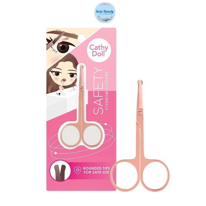Cathy Doll Safety Eyebrow Scissors กรรไกรตัดขนคิ้ว