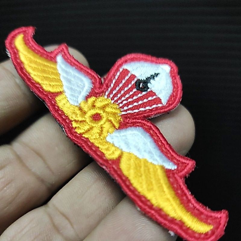 ปีกโดดหอ  ทบ.   เเบบเย็บแบบตีนตุ๊กแก100%