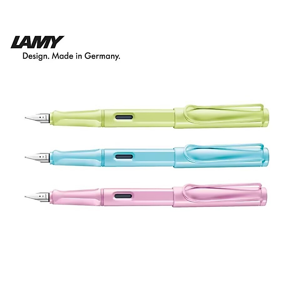 ของเเท้ พร้อมส่ง LAMY Safari Deelite Special Edition 2023 Fountain Pen Aquasky / Spring Green / Light Rose