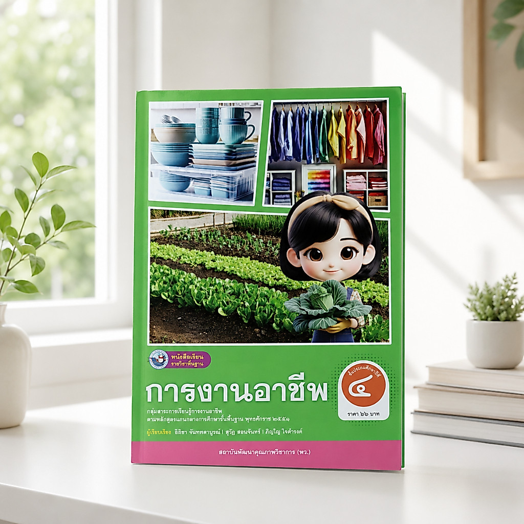 หนังสือเรียน​ การงานอาชีพ​ ป.4​ พว​