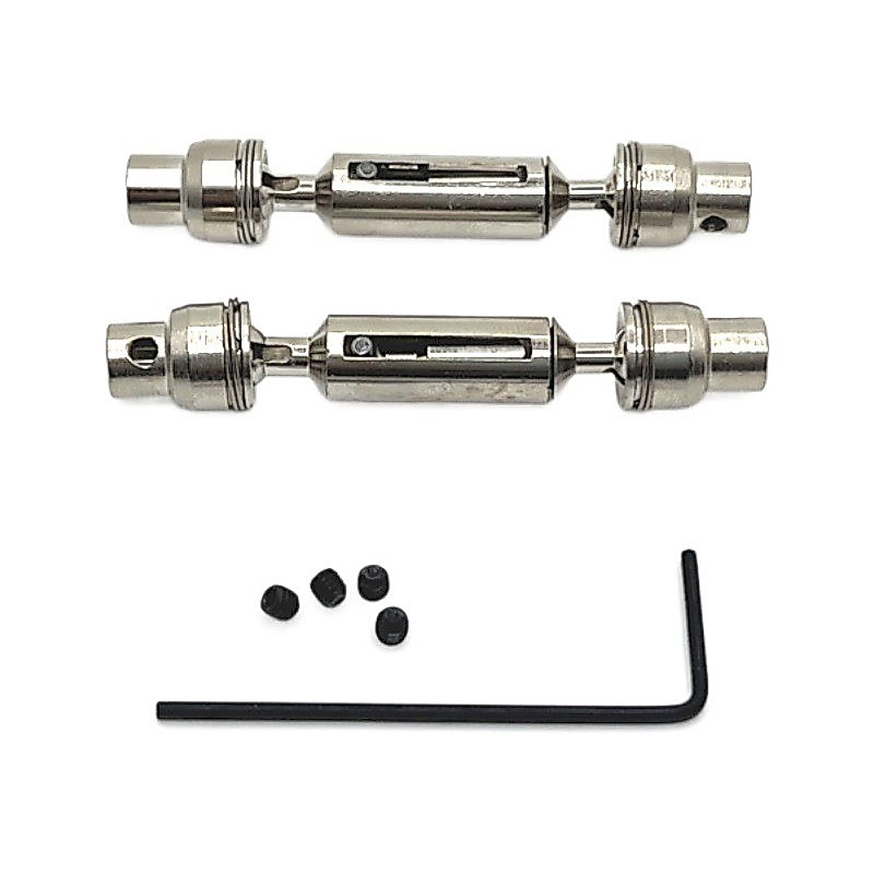 ใช้สําหรับ WPL 1/16 C64 C74-1 JA11 RC รถอะไหล่โลหะอัพเกรดและการปรับเปลี่ยนของเพลาขับหน้าและหลัง