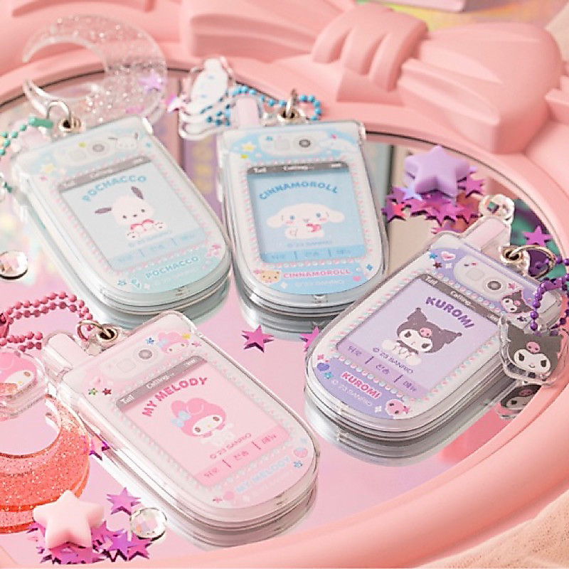พร้อมส่ง✨ sanrio พวงกุญแจ y2k handphone photo keyring