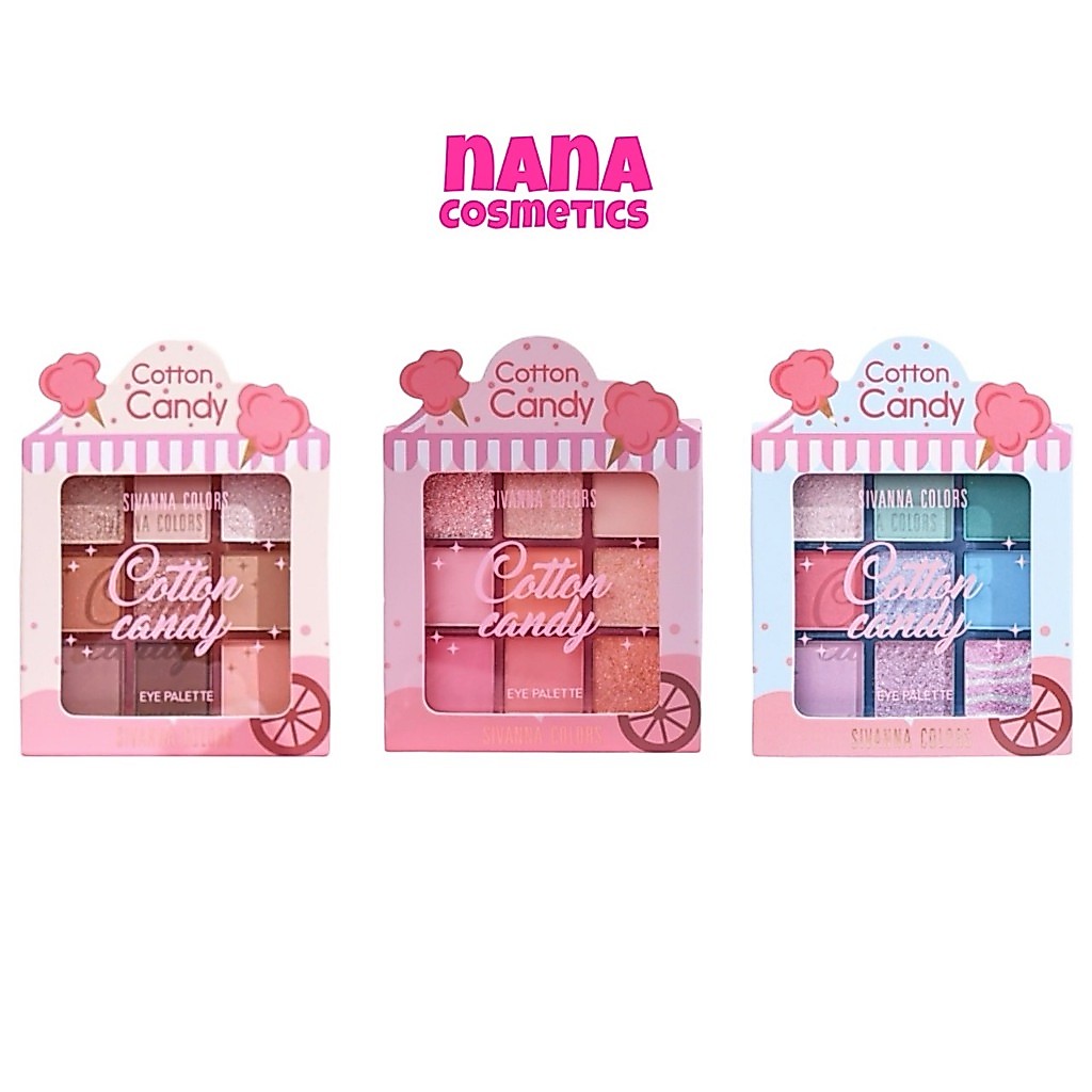HF660 ซีเวนน่า คัลเลอร์ส คอตตอน แคนดี้ อาย พาเลทท์ Sivanna Colors Cotton Candy Eye Palette