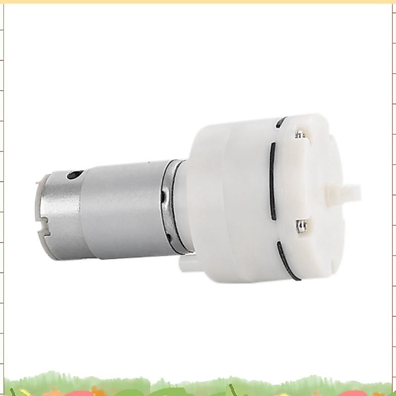 RS555 Micro-Vacuum ปั๊มมอเตอร์ 12V 15L/Min Low Noise ปั๊มลมไฟฟ้าเครื่องเคลือบสูญญากาศ ปั๊มถังปลา