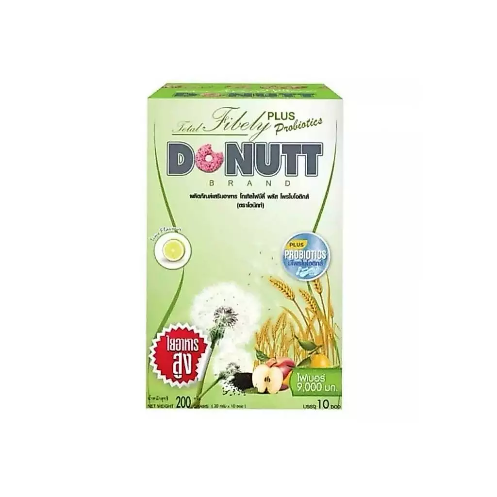 DONUTT Total Fibely โดนัทท์โทเทิล ไฟบิลี่ (Pack 10 ซอง / กล่อง)
