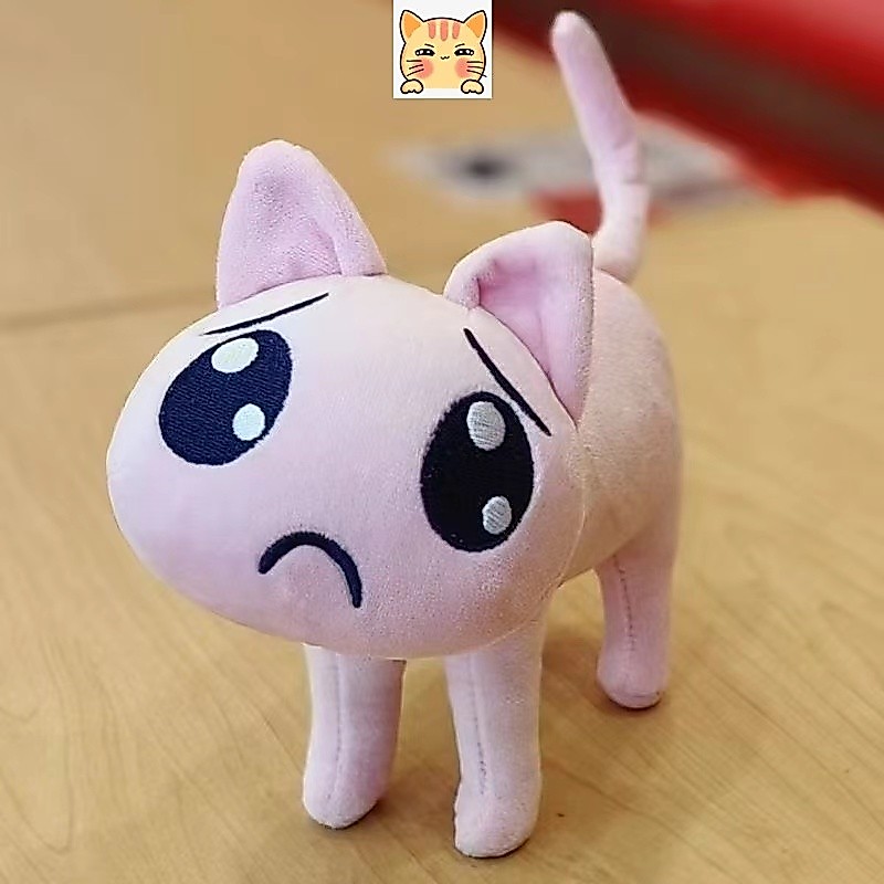 BCT✨พี-แคท✨ของเล่นตุ๊กตา P-Cat สีชมพูใหม่ ‌NEEDY GIRL OVERDOSE‌ อะนิเมะเกมDerived Plushieคอสเพลย์Propตุ๊กตาKawaiiแมวPlushyตุ๊กตาของเล่นสําหรับเด็กของขวัญวันเกิดของเด็กผู้หญิงCOD