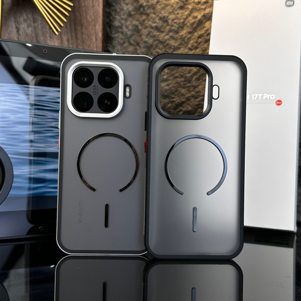 โลหะระบายความร้อนแผงด้านหลัง Frosted Magnetic ใช้ได้กับ Xiaomi 17T pro Supercar กรอบเคสโทรศัพท์ฝาครอบป้องกัน