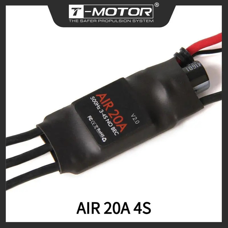 T-MOTOR AIR 20A 3-4S ESC Air20A ตัวควบคุมความเร็วอิเล็กทรอนิกส์สําหรับ Multi-Rotor UAV Drone MN3110 