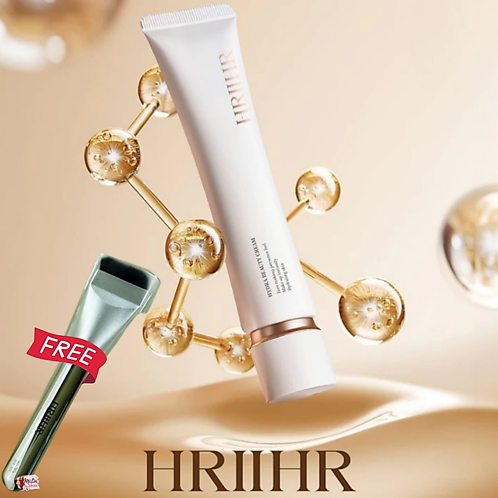 *มีขนาดทดลอง*คอนซีลเลอร์ HRIIHR Tone Up Cream 40g. [แถมแปรง] ไม่วอกไม่ลอย  ผิวใส สวย ไม่อุดตันบางเบา