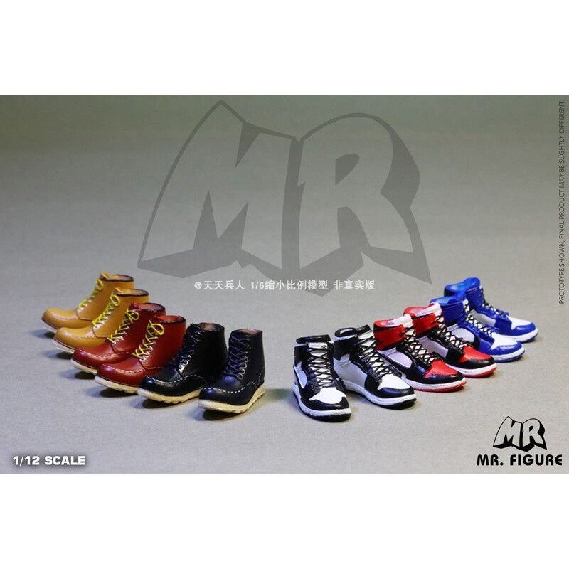 MR.Figure 1: 12 Soldier Trend Shoes Series รุ่น (MRA002-007) Ready Stock