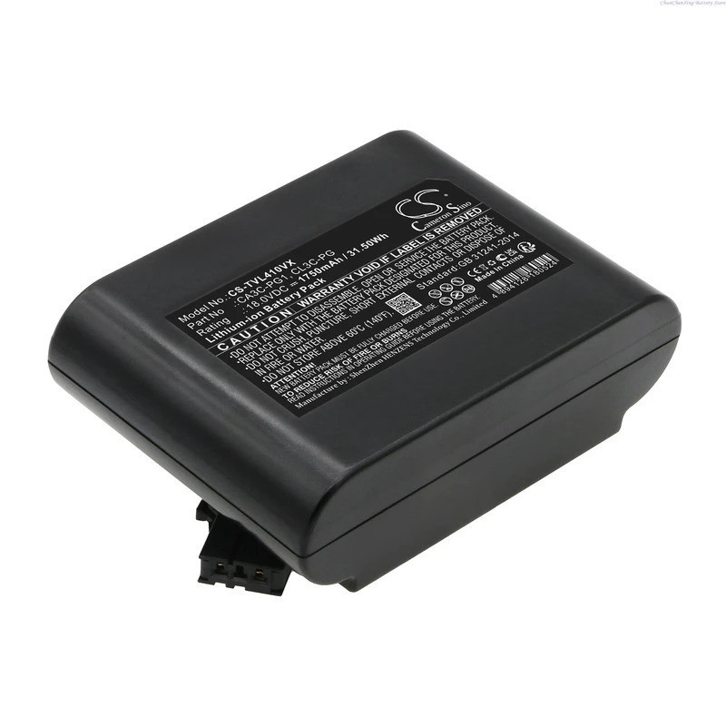 18.0V 1750mAh แบตเตอรี่สําหรับ Toshiba VC-CL1400 VC-CL1300 CL410AC VC-JCL30 VC-CL200 VC-CL1200 VC-CL