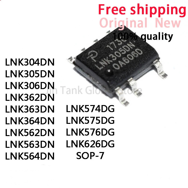 5PCS LNK304DN LNK305DN LNK306DN LNK362DN LNK363DN LNK364DN LNK562DN LNK563DN LNK564DN LNK574DG LNK57