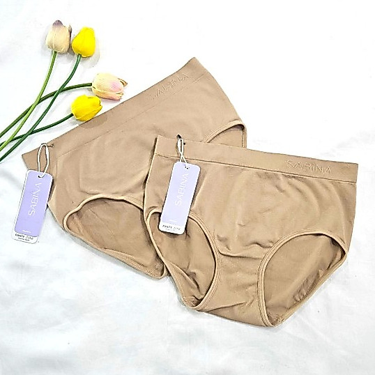 Sabina กางเกงชั้นใน รุ่น Panty Zone  รหัสใหม่ NUZ23008 สีน้ำตาล