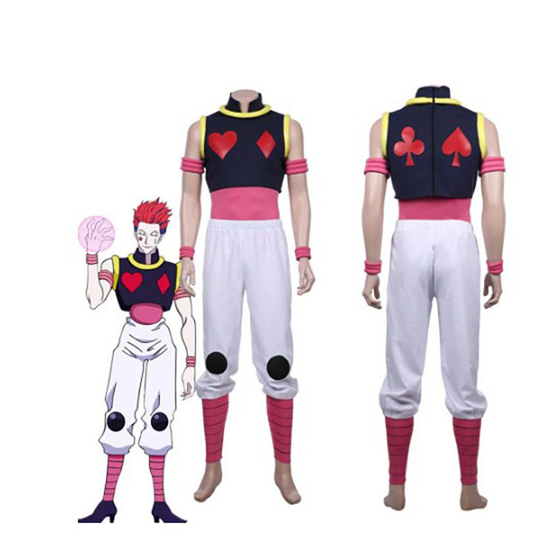Full-Time Hunter Hisoka Hisoka เครื่องแต่งกาย Hiso เครื่องแต่งกายฮาโลวีน คอสเพลย์ พร้อมส่ง
