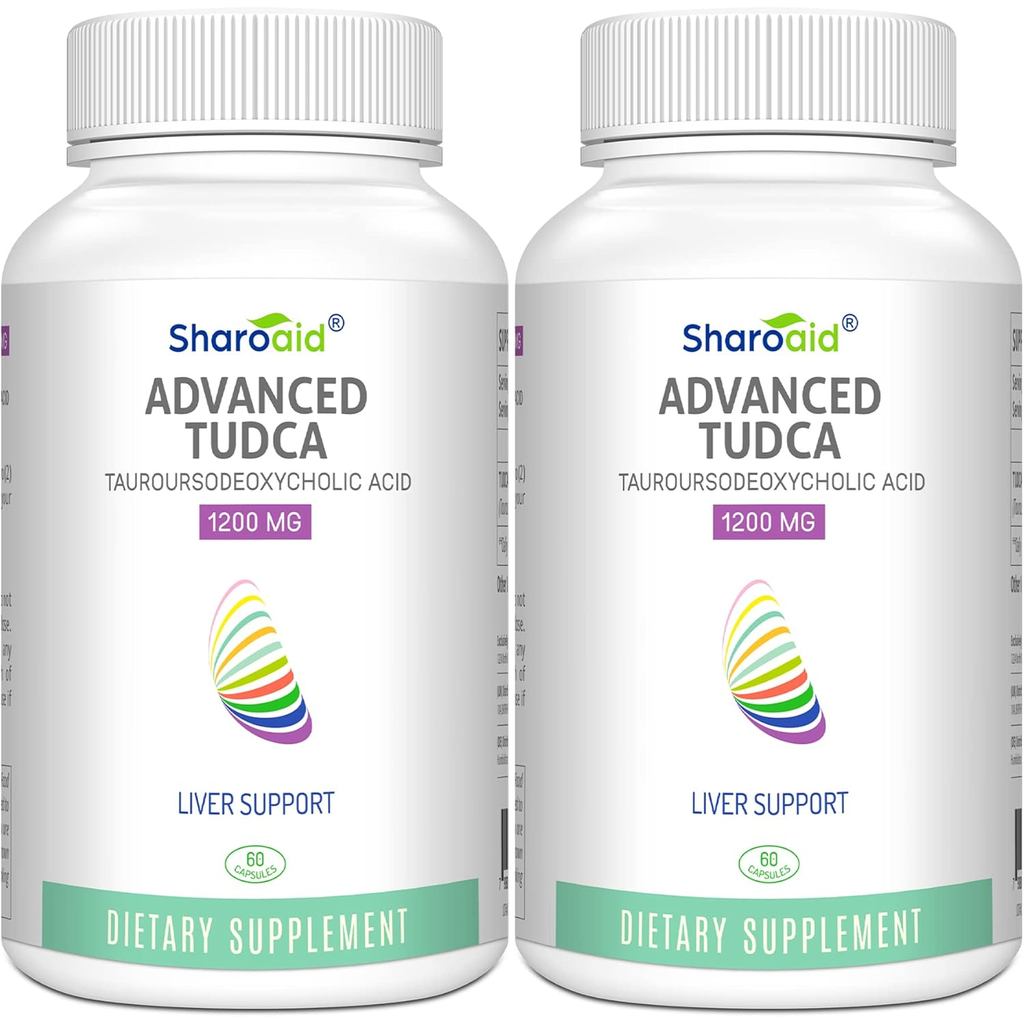 TUDCA อาหารเสริมตับ 1200 มก.-Third Party Test-Liver Detoxification Bile Salt-High-Strength Formula-L