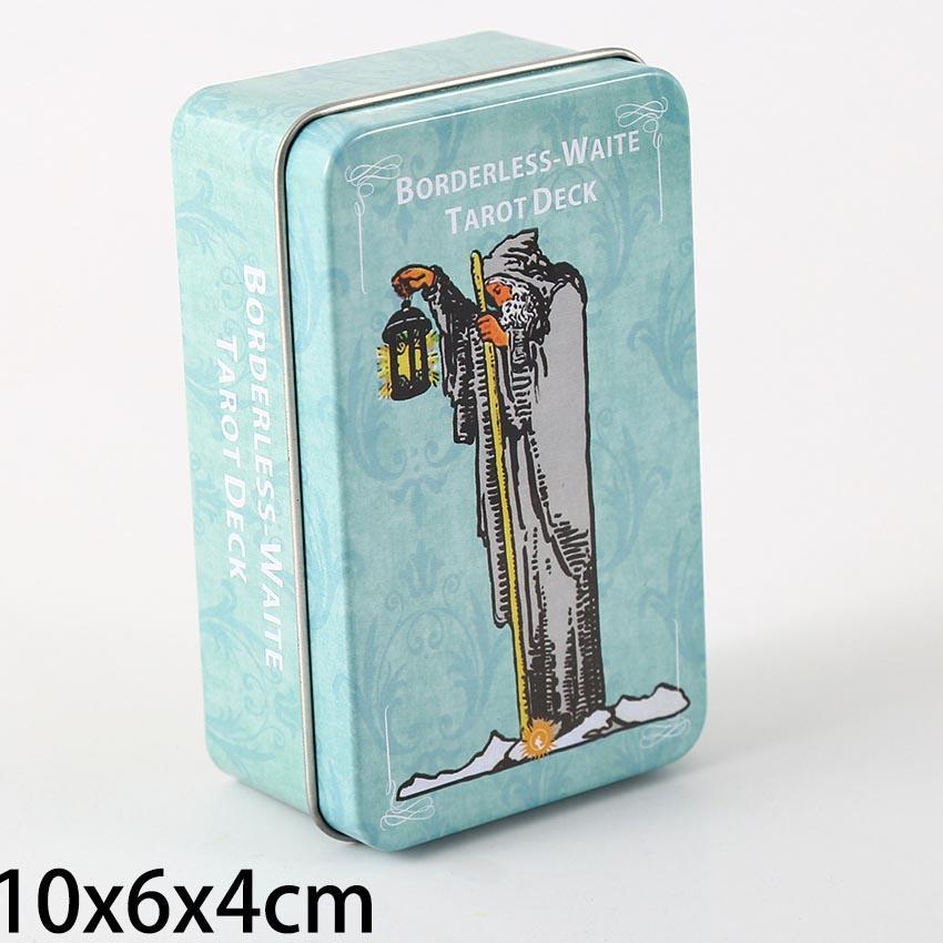 The Tarot กล่องเหล็ก 10x6x4ซม. คู่มือกระดาษ