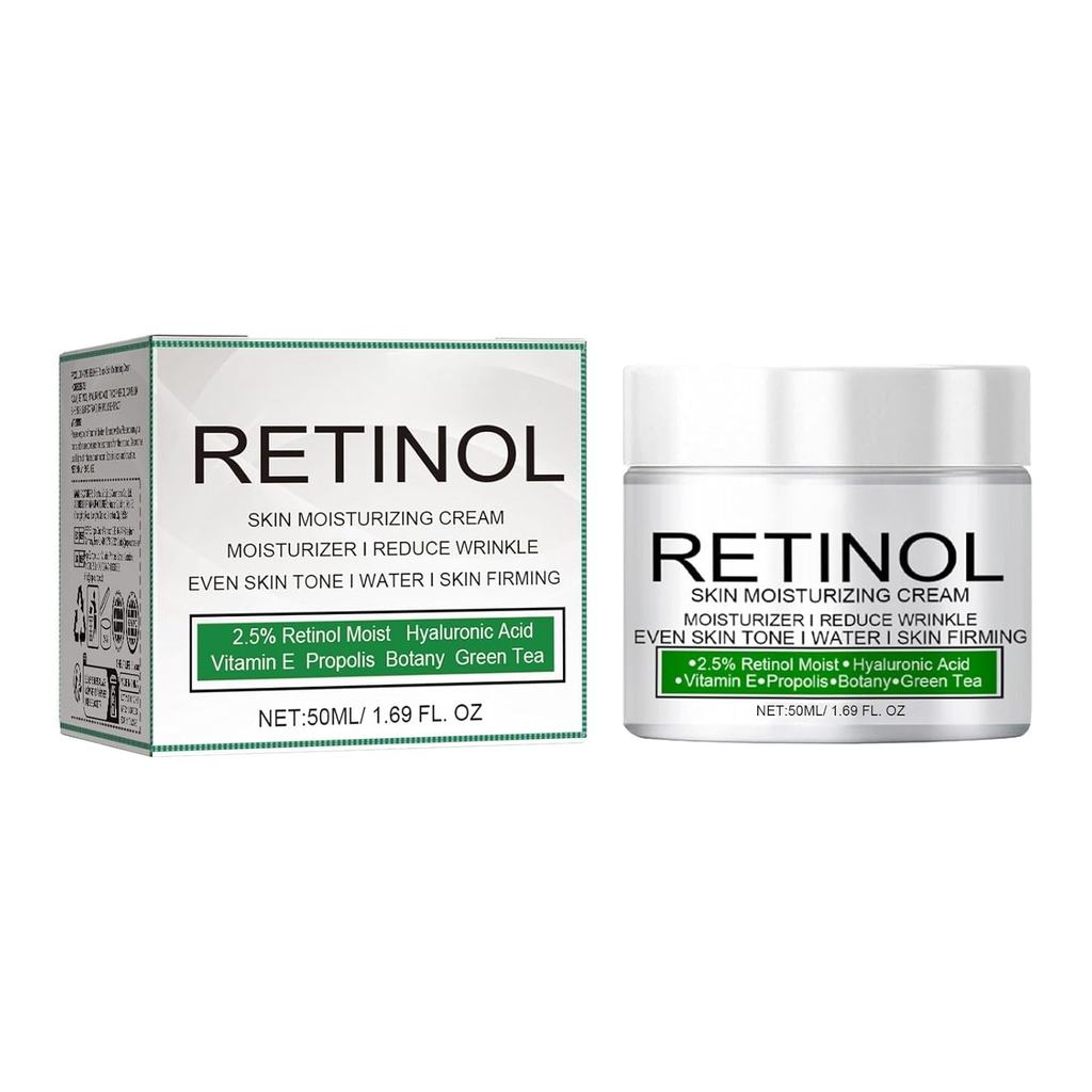 Retinol Face Moisturizer, Daily Anti-Aging Face Cream for Women, Collagen Cream, Anti Aging Facial M