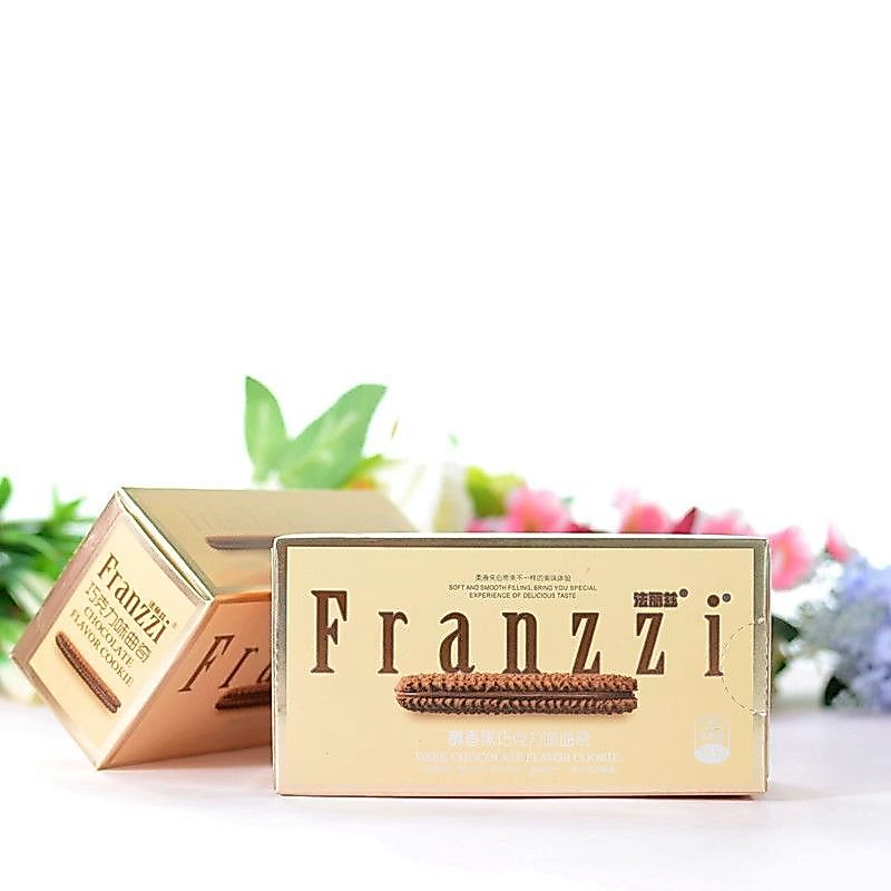 [5 กล่อง] Fariz Cookies Big Champagne Square 34.5g/1 Bag 26.26 LS6826 @