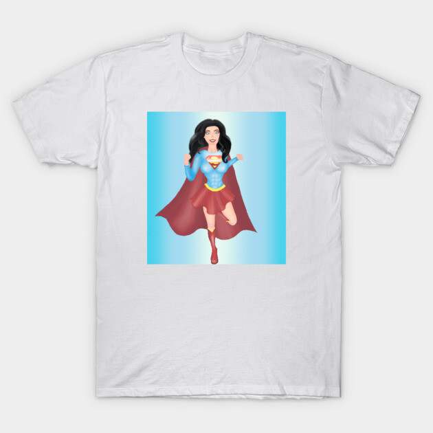 เสื้อยืด Vintage Lois Lane save the world as Superwoman T-Shirt แท้ Cotton 100% ไม่ย้วย คอกลม
