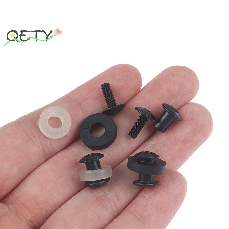 [qetyellow] 6 ชุด ck Steel Short Post Chicago Screw Set Cross Head เหมาะสําหรับ DIY Kydex TH