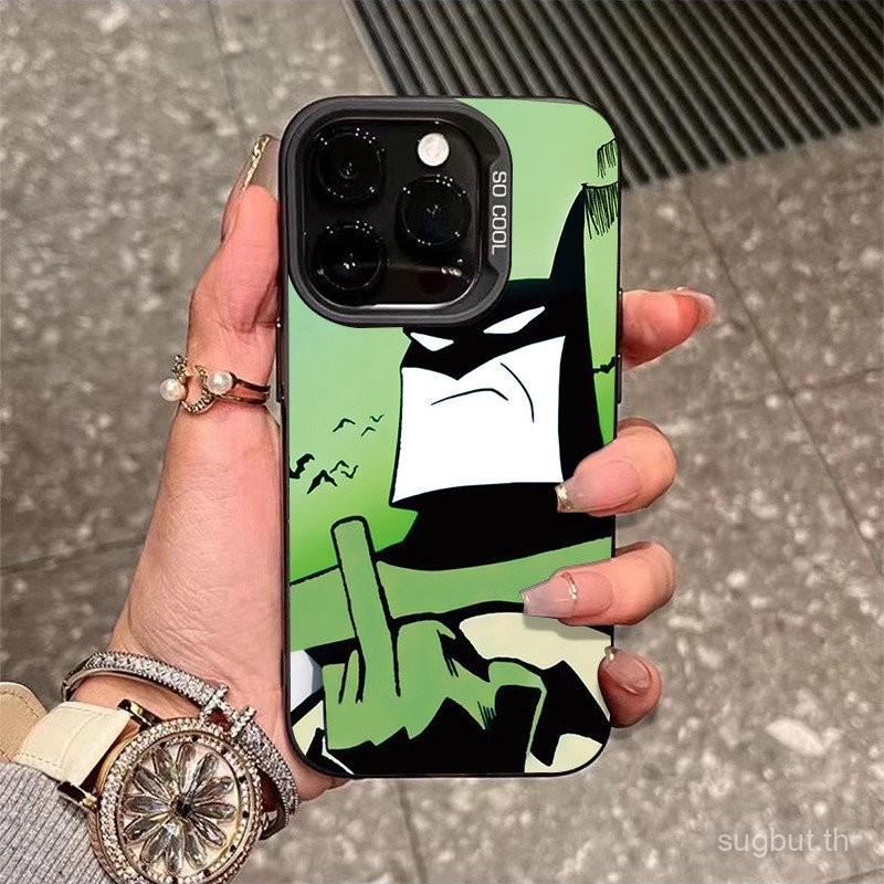 สีเขียวตัวการ์ตูนท่าทางโปร่งใสเคสโทรศัพท์ใหม่เหมาะสําหรับiPhone 14promax 14 13 12 11 pro max xs xr 1