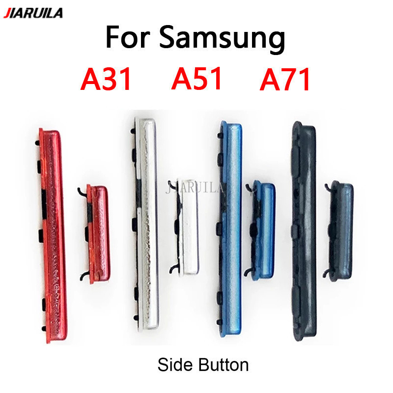สําหรับ Samsung Galaxy A31 A51 A71 ปุ่มด้านข้างและปุ่มควบคุมระดับเสียง