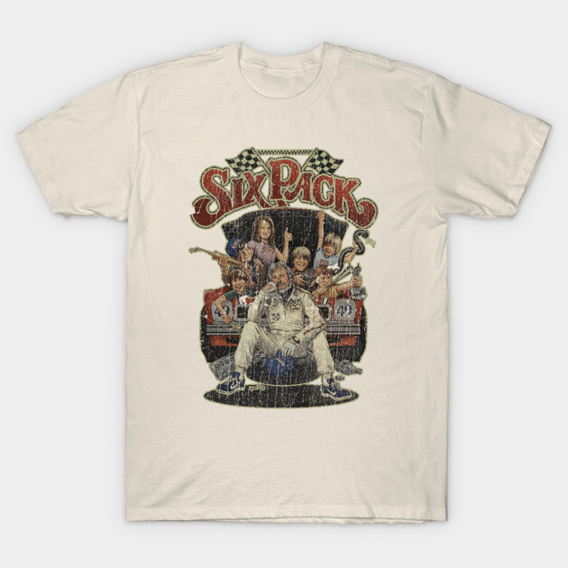 เสื้อยืด Vintage VINTAGE- Six Pack is a 1982 T-Shirt แท้ Cotton 100% y2k สีพื้น แฟชั่น