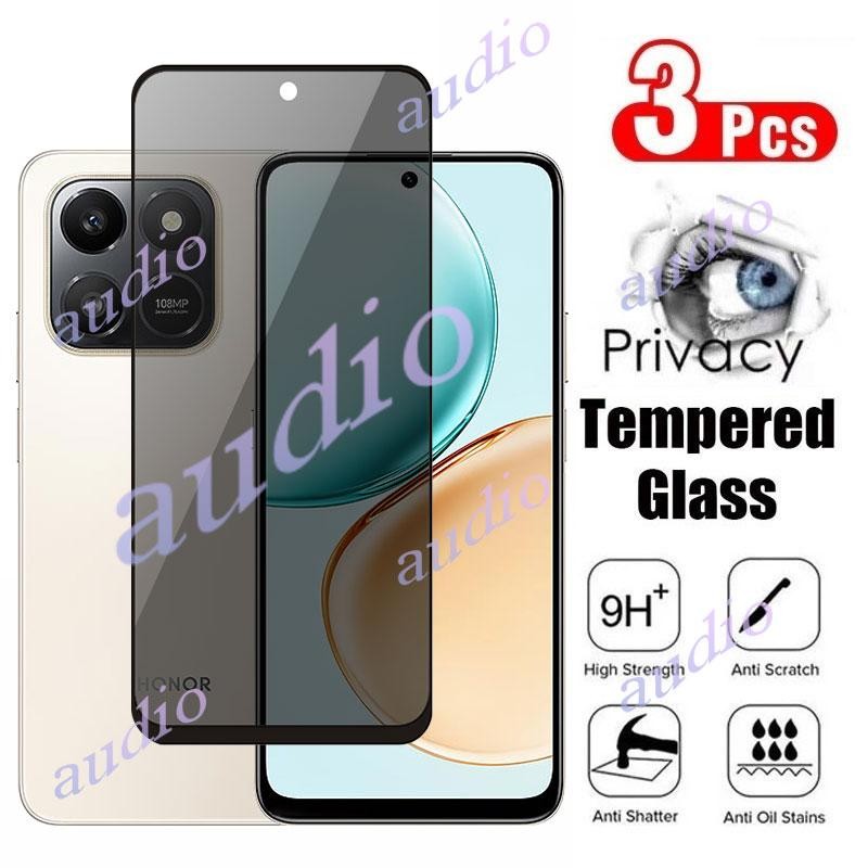 Honor X7d 4G ความเป็นส่วนตัวป้องกันหน้าจอกระจกนิรภัยป้องกันฟิล์มสําหรับ HONOR X7d HonorX7d 4G 5G 202
