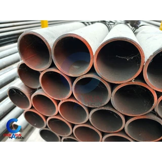 Steel เหล็กสตีมดำ ตัดขาย SCH40 มีตะเข็บ ขนาด 1 1/2 นิ้ว เหล็ก สตีมดำ ท่อสตีมดำ ท่อเหล็ก แป๊ปดำ