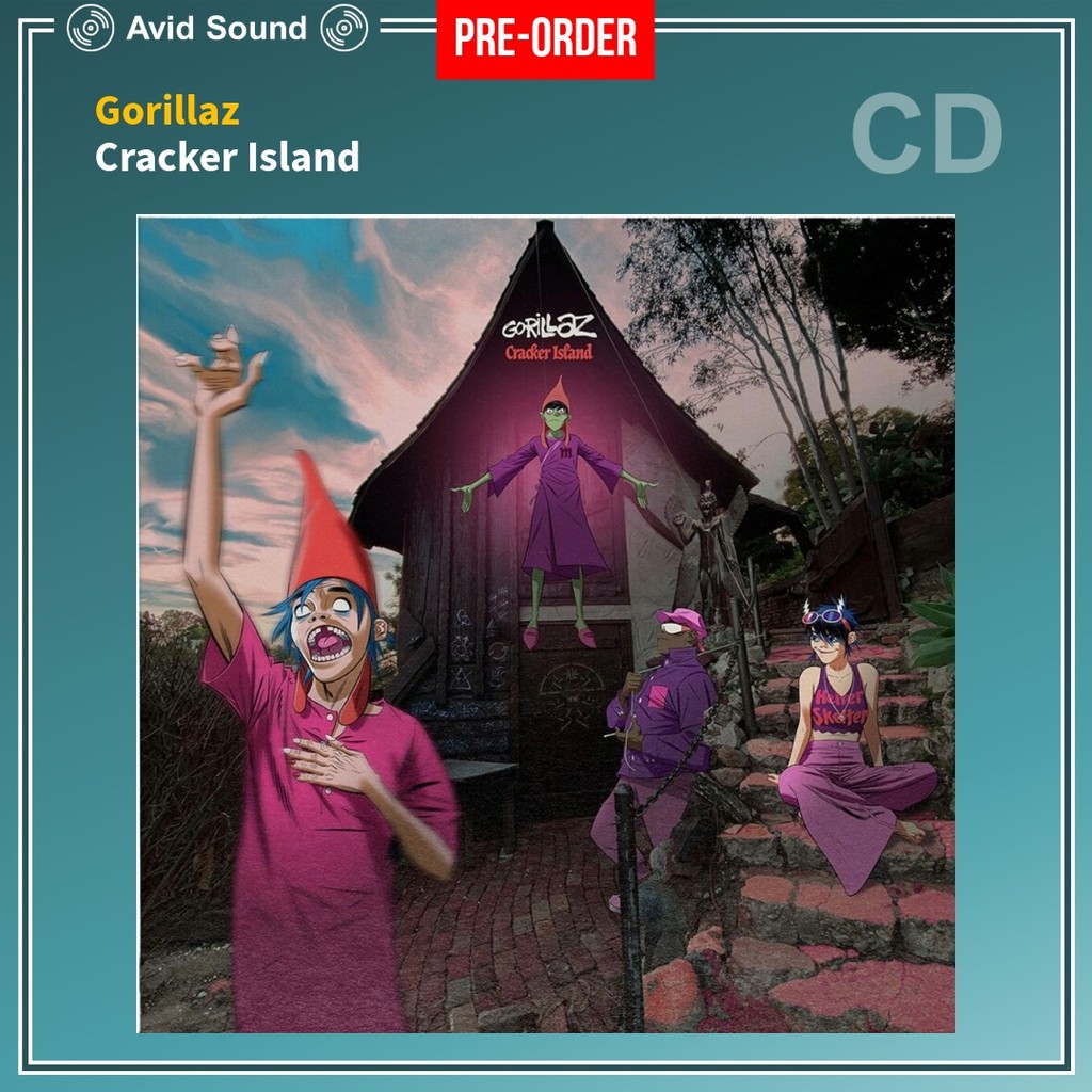 Pre-Order CD แผ่นซีดี Gorillaz Cracker Island ใหม่ ซีล Gorillaz CD