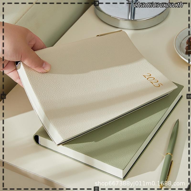 สมุดบันทึก weekly planner planner 2025 2025 หนังสือกําหนดหนึ่งหน้าวันวางแผนงานรายวันการจัดการเวลามูล