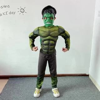 เครื่องแต่งกาย Halloween Avengers สำหรับเด็ก พร้อมเสื้อผ้าของตัวละครยอดนิยม