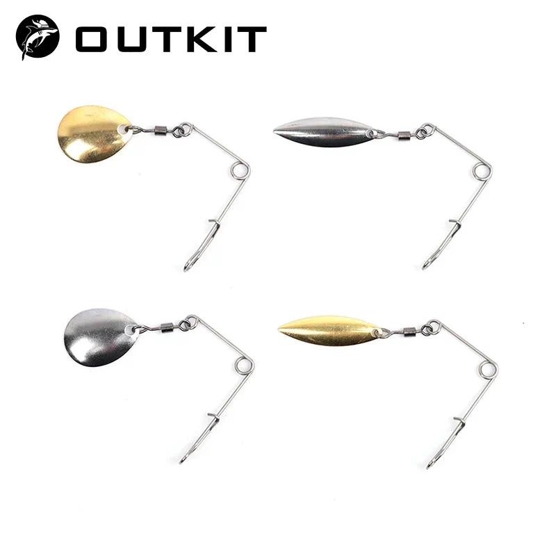 OUTKIT 10 ชิ้น เหยื่อตกปลาหลากหลายแบบ เหมาะสำหรับเทคนิคการตกปลาต่างๆ