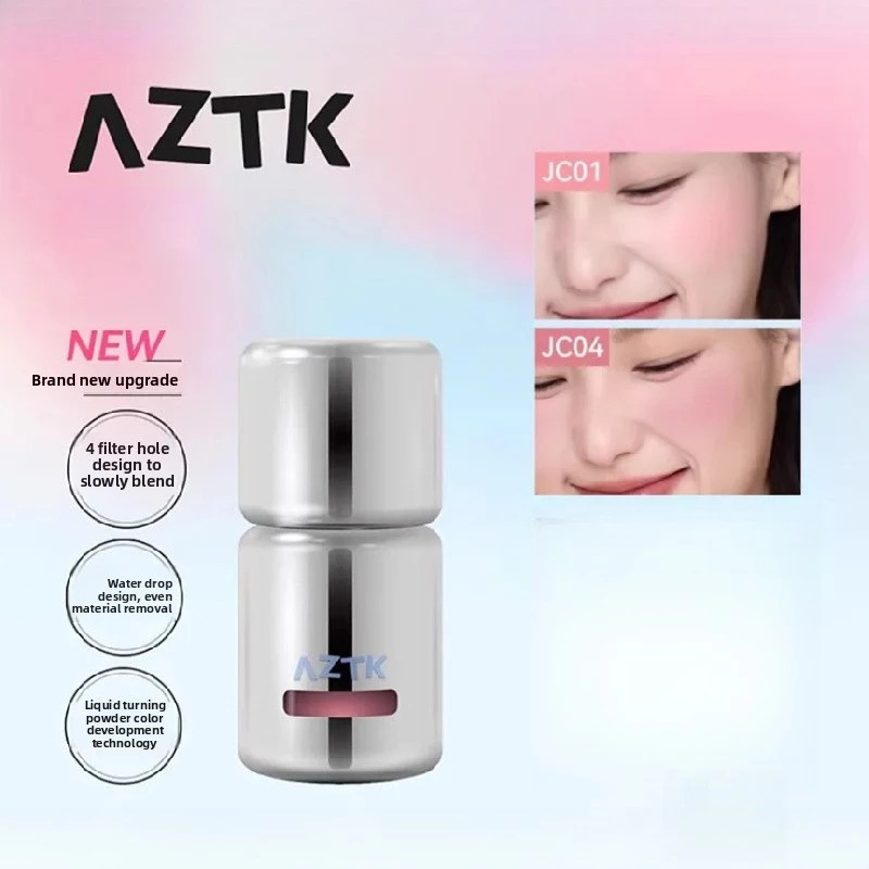 AZTK liquid frozen blush ปรับผิวให้กระจ่างใสและปรับปรุงผิวให้ดูเป็นธรรมชาติและเมาเล็กน้อย