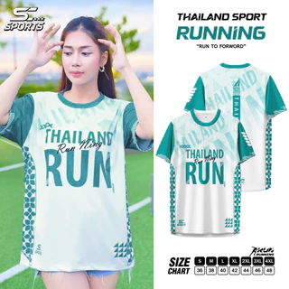 SC Sports เสื้อกีฬา เสื้อพิมพ์ลาย Run02-หลากสี งานจริงสวย สีสด หนา145g นุ่มลื่นใส่สบาย