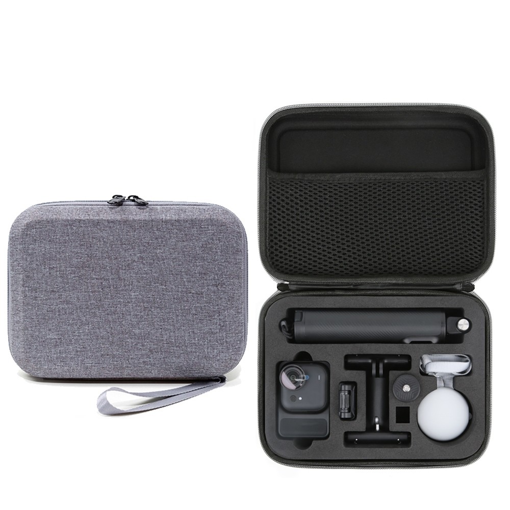 กระเป๋าเก็บของสําหรับกล้อง Insta360 GO Ultra - Nylon & EVA Anti-Pressure กันกระแทกกล้อง Organizer พร้อมด้ามจับที่สะดวกสบาย