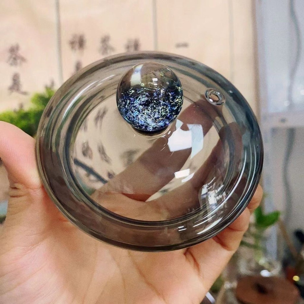 Beam Lifting Pot ฝาแก้ว Starry Sky ฝาปิดหม้อด้านบน Starry Sky Hu Universal ฝาปิดทนความร้อน Anti-Scal